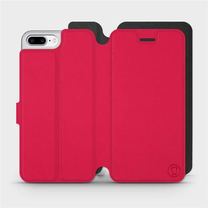 Phone Case Apple iPhone 8 Plus - Design Red with Black