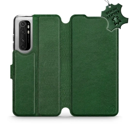 Phone Case Xiaomi Mi Note 10 Lite - Design Green Leather