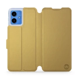 Etui do Motorola Moto G14 - wzór Gold&Gray
