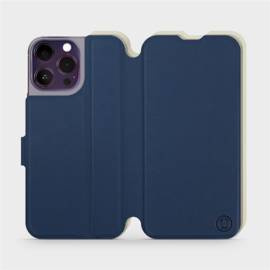 Phone Case Apple iPhone 14 Pro Max - Design Navy with Platinum