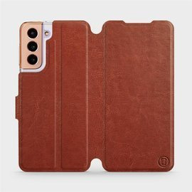 Hülle für Samsung Galaxy S21 - Farbe Brown&Gray