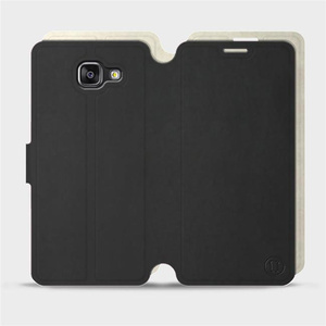 Hülle für Samsung Galaxy A5 2016 - Farbe Schwarz mit Platin