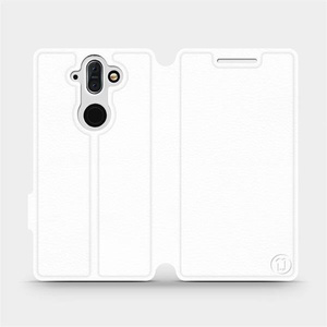 Phone Case Nokia 8 Sirocco - Design White&Orange