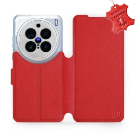 Phone Case Vivo X200 Pro 5G - Design Red Leather