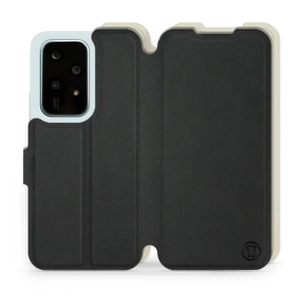 Hülle für Huawei Honor 200 Lite - Farbe Schwarz mit Platin