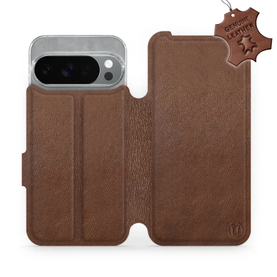 Phone Case Google Pixel 10 Pro - Design Brown Leather