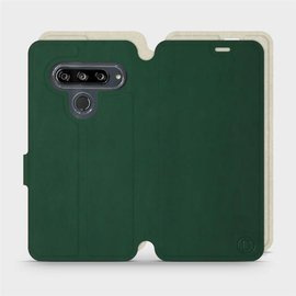 Phone Case LG G8s ThinQ - Design Green with Platinum