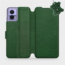Phone Case Motorola Edge 30 Neo - Design Green Leather