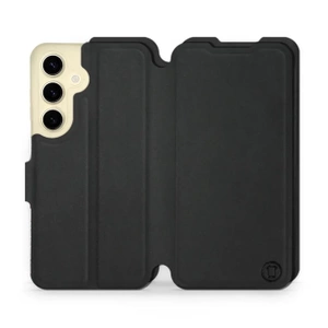 Etui Soft Touch do Samsung Galaxy S24 - wzór Satynowa czerń