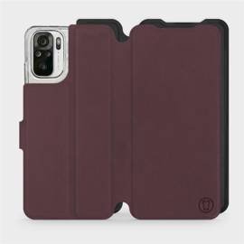 Phone Case Xiaomi Redmi Note 10 - Design Burgundy with Black