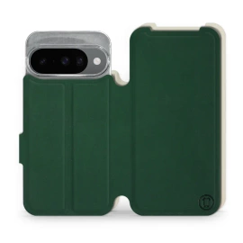 Hülle für Google Pixel 10 - Farbe Grün mit Platin