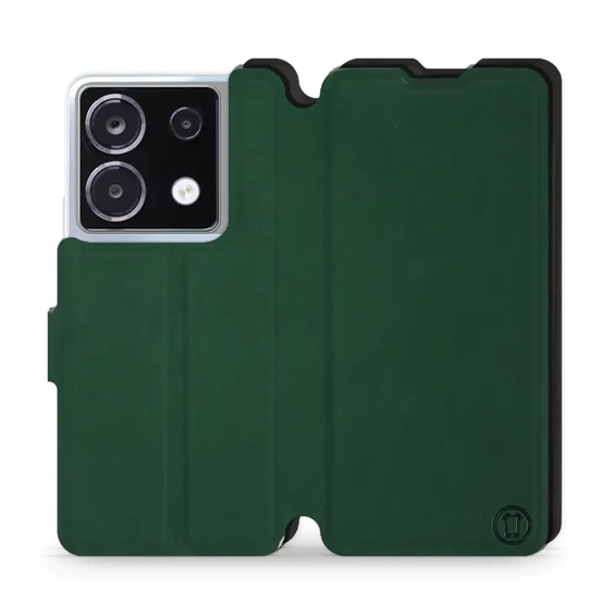 Etui Soft Touch do Xiaomi POCO X6 - wzór Miejska zieleń z czernią