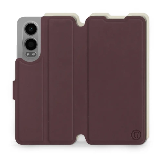 Phone Case OnePlus Nord CE 4 Lite - Design Burgundy with Platinum