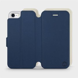 Phone Case Apple iPhone 7 - Design Navy with Platinum