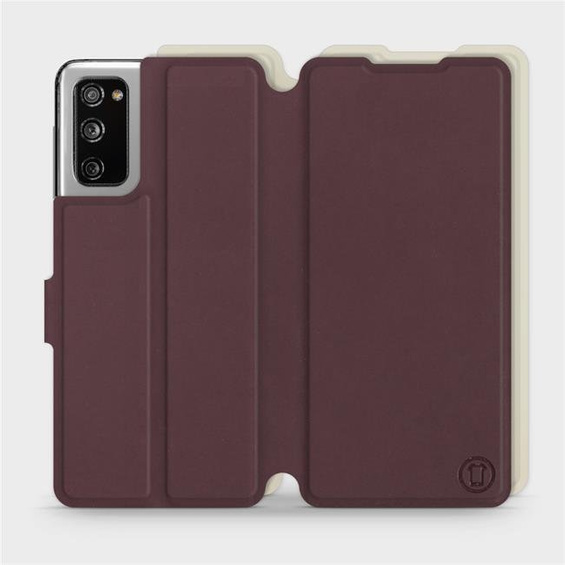 Phone Case Samsung Galaxy S20 FE - Design Burgundy with Platinum