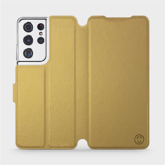 Phone Case Samsung Galaxy S21 Ultra - Design Gold&Orange