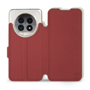 Phone Case Realme 13 Pro - Design Dark Red with Platinum