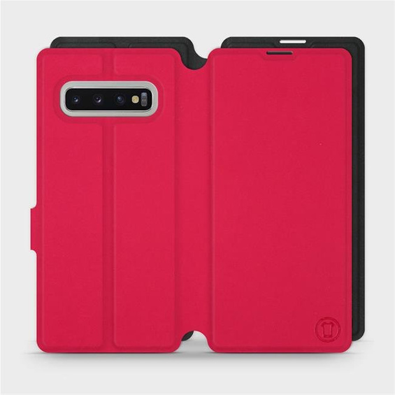 Phone Case Samsung Galaxy S10 Plus - Design Red with Black