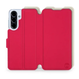 Hülle für Samsung Galaxy A56 5G - Farbe Rot mit Platin