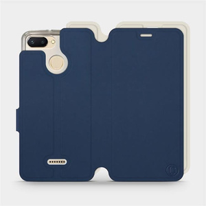 Phone Case Xiaomi Redmi 6 - Design Navy with Platinum