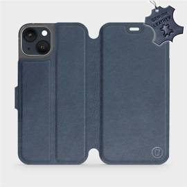 Phone Case Apple iPhone 13 - Design Blue Leather