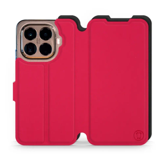 Etui Soft Touch do Xiaomi 15T Pro - wzór Żywa czerwień z czernią