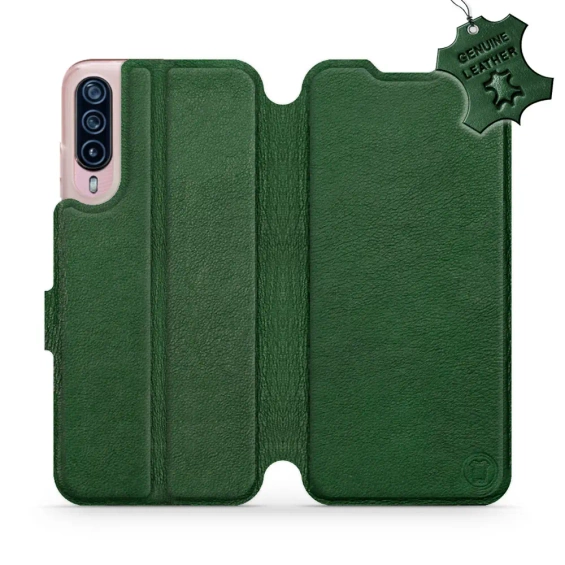 Phone Case HTC Desire 22 Pro - Design Green Leather