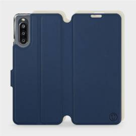 Phone Case Sony Xperia 10 IV - Design Navy with Platinum