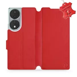 Phone Case Huawei Honor 70 - Design Red Leather