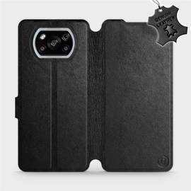 Phone Case Xiaomi POCO X3 NFC - Design Black Leather