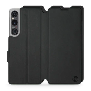 Etui Soft Touch do Sony Xperia 1 V - wzór Satynowa czerń