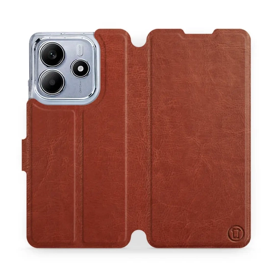 Etui do Xiaomi Redmi Note 14 5G - wzór Brown&Gray