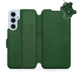 Phone Case Samsung Galaxy M35 5G - Design Green Leather