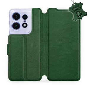 Phone Case Motorola Edge 50 Pro - Design Green Leather