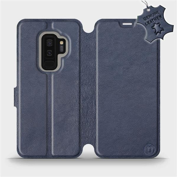 Phone Case Samsung Galaxy S9 Plus - Design Blue Leather
