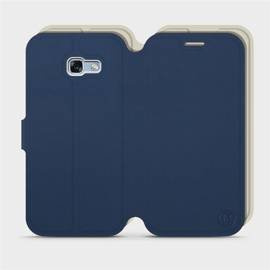 Phone Case Samsung Galaxy A5 2017 - Design Navy with Platinum