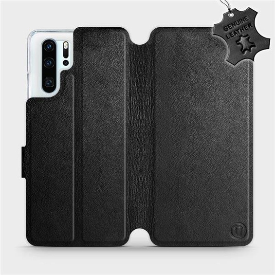 Phone Case Huawei P30 Pro - Design Black Leather
