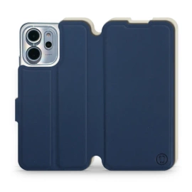 Phone Case OPPO Reno 14 FS 5G - Design Navy with Platinum