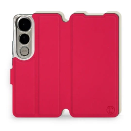 Phone Case Vivo V50 Lite - Design Red with Platinum