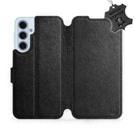 Hülle für Samsung Galaxy M35 5G - Farbe Black Leather