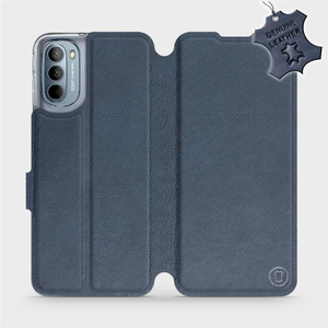 Hülle für Motorola Moto G31 - Farbe Blue Leather