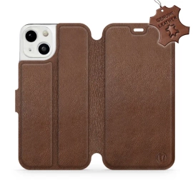 Phone Case Apple iPhone 13 - Design Brown Leather
