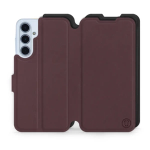 Phone Case Samsung Galaxy M35 5G - Design Burgundy with Black