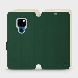 Phone Case Huawei Mate 20 - Design Green with Platinum