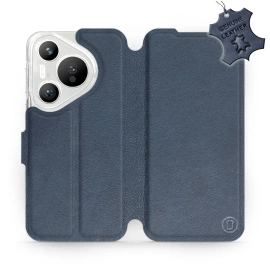 Phone Case Huawei Pura 70 - Design Blue Leather