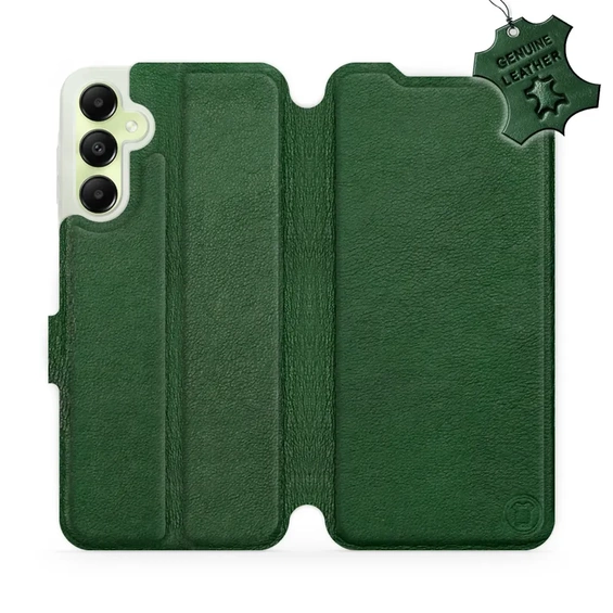 Phone Case Samsung Galaxy A05s - Design Green Leather