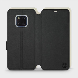 Phone Case Huawei Mate 20 Pro - Design Black with Platinum