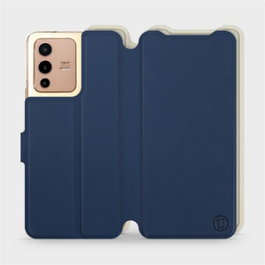 Phone Case Vivo V23 5G - Design Navy with Platinum