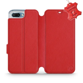 Phone Case Huawei Honor 10 - Design Red Leather
