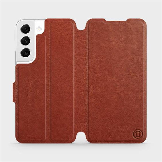 Etui do Samsung Galaxy S22 - wzór Brown&Orange